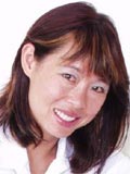 MILF japanese is toying her hairy pussy with a large dildo