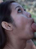 Asian fucked in an outdoor session