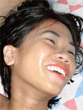 Young asian babe slut giving a horny blowjob