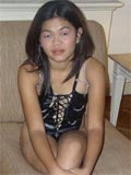 Filipino gets shaved twat buried then facial