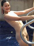 Thin asian wife with small breasts get deeply fucked outdoor