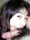 Shaved japanese amateur wife sucks fucks and pussy creampie