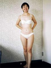 Real Chinese amateur teen displays her hot and sexy body at home