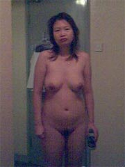 Busty Chinese babe shares some private pics