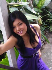 Lovely Asian amateur teen teasing us outdoor