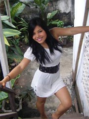 Lovely Asian amateur teen teasing us outdoor