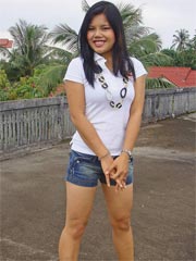 Lovely Asian amateur teen teasing us in front of her house