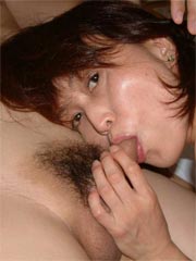 Sexy Japanese amateur wife gives a hot blowjob at home here