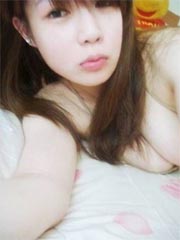 Selfmade photos of Busty and Gorgeous Asian girlfriend at home