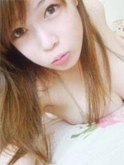 Selfmade photos of Busty and Gorgeous Asian girlfriend at home