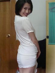 Sweet n shy Chinese babe teasing in lingerie