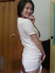 Sweet and shy Chinese Asian babe teasing in sexy lingerie