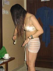 Really sexy Chinese GF has a kinky shower and a hard fucking session with her BF