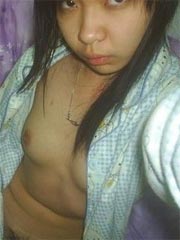 Collection of hot Selfshot cute Asian girl hairy pussy masturbation session